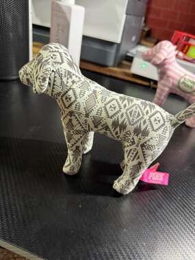 Victoria's Secret PINK Aztec Tribal Print Plush Dog